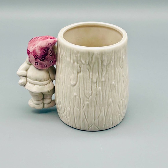 Enesco 1979 Ceramic Tree Stump Gnome Handled Cup. - Picture 4 of 8